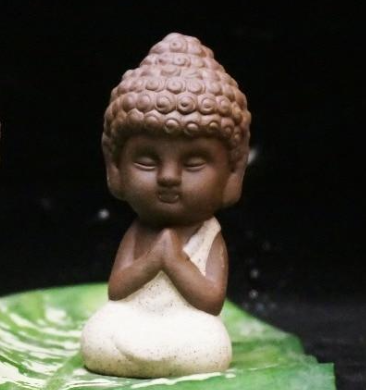 mini Buddha Monk India Tea Pet Crafts