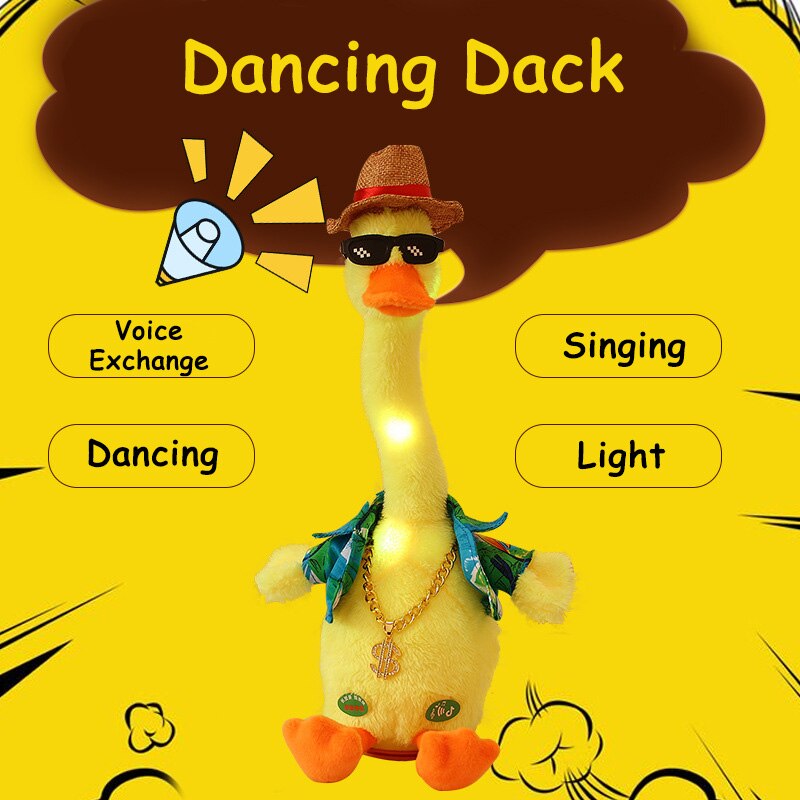 Dancing Duck Electron Soft Plush Doll