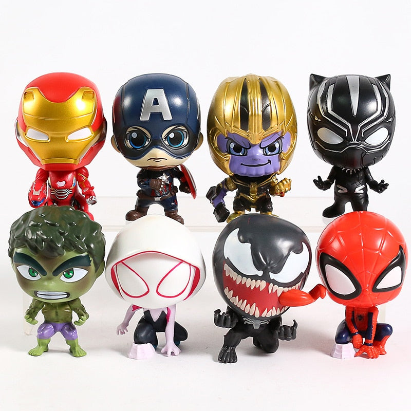 Hulk Captain America Iron Man Venom Mini Figures