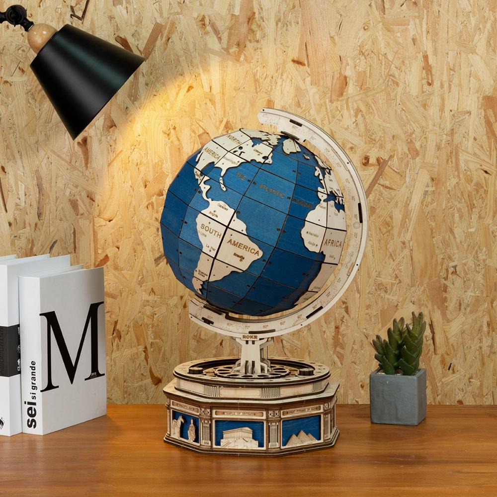 Rotatable 3D Globe