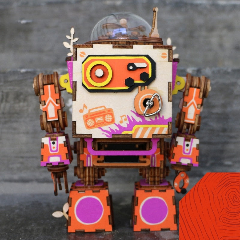 Robot Steampunk Music Box