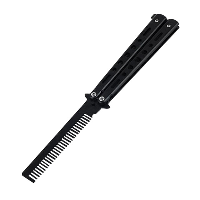 Foldable Stainless Steel Training Butterfly Comb