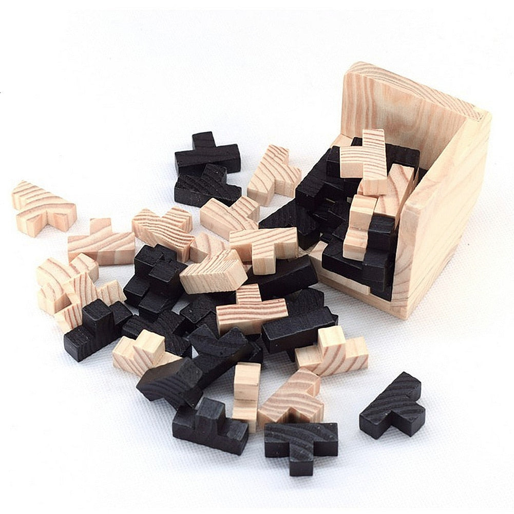 Creative 3D Wooden Cube Puzzle