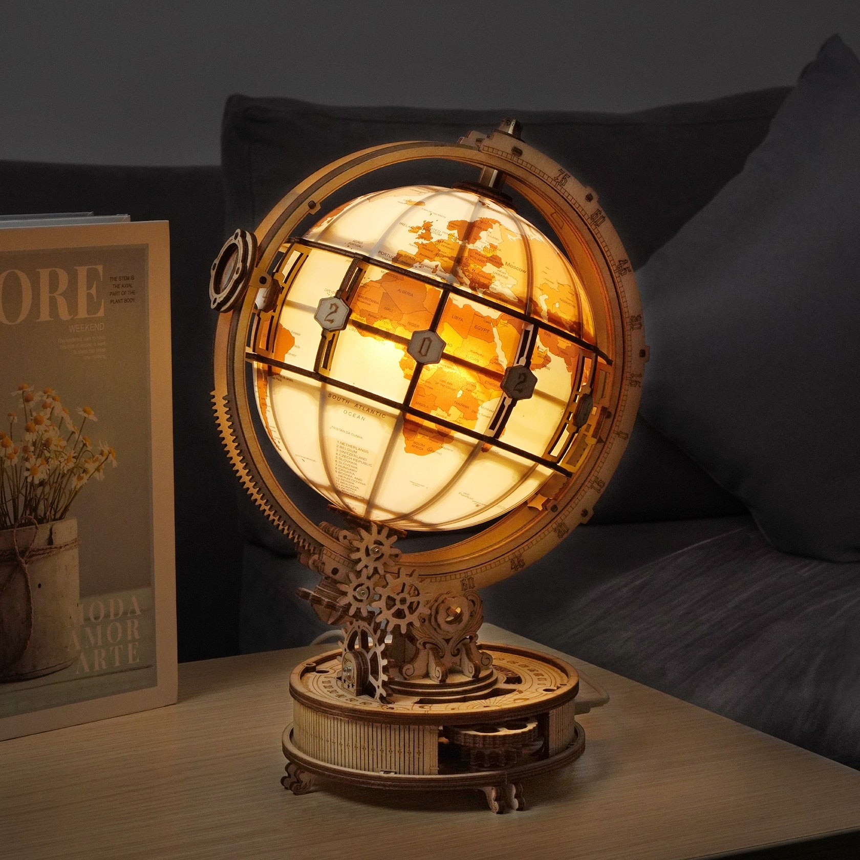 Luminous Globe with LED Light