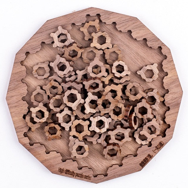 Impossible Puzzle Wooden Board