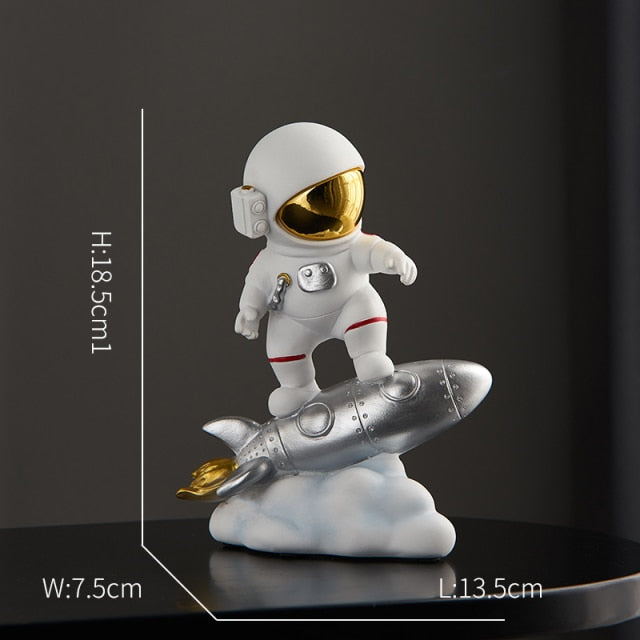 mini Astronauta Figure Home Decoration