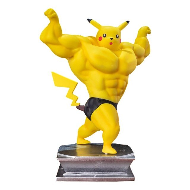 Pokemon Pet Pikachu Muscle Figures